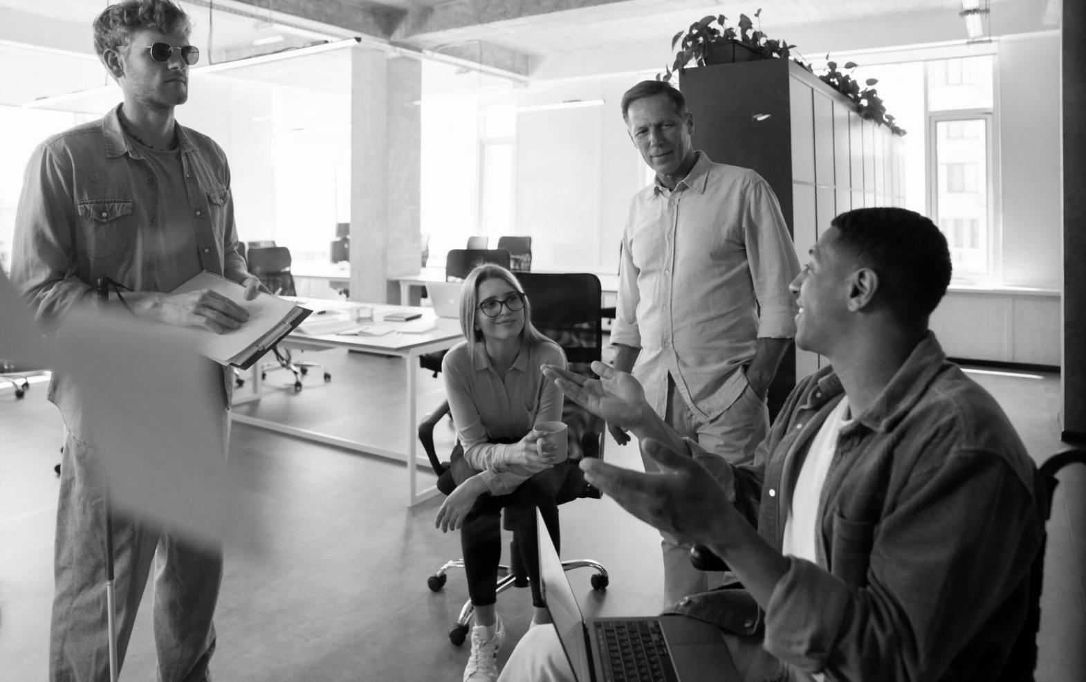 Collaborative learning environment with banking security professionals